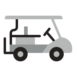 carro de golf icono