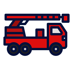 wóz strażacki ikona