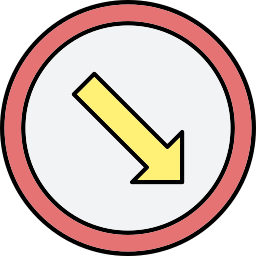 Keep right icon
