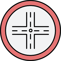 intersección icono