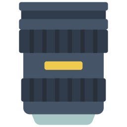 Camera lens icon