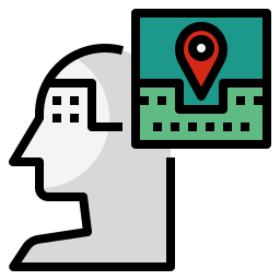 carte et localisation Icône
