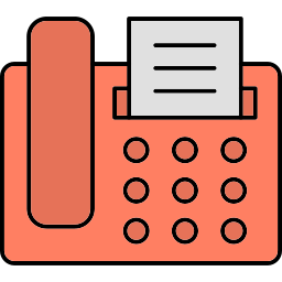 Fax machine icon