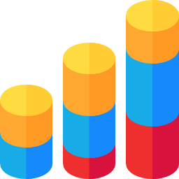 diagramme à bandes Icône