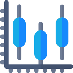 diagramme à bandes Icône