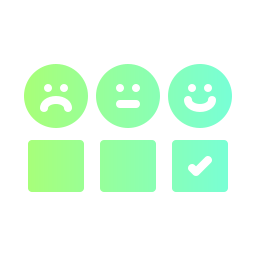 Satisfaction scale icon