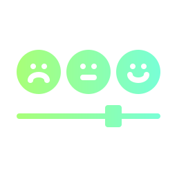 Satisfaction scale icon