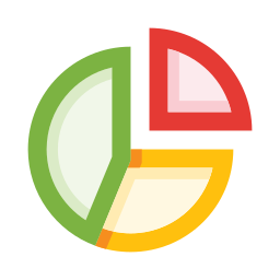 cirkeldiagram icoon