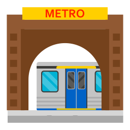 Metro station icon