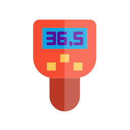 Thermometer gun icon