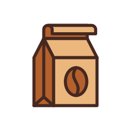 Coffee bag icon