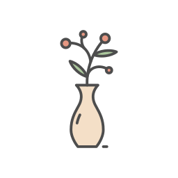 vaso de planta Ícone