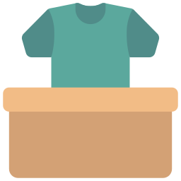 Clothes donation icon