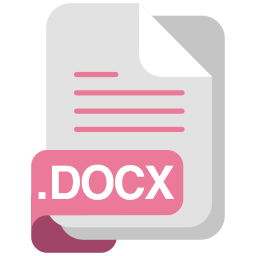 docx 파일 형식 icon