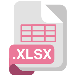 xlsx 파일 형식 icon