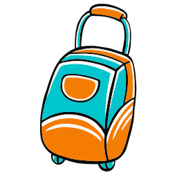 sac de voyage Icône
