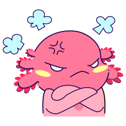 enfadado sticker