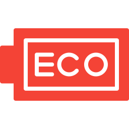 Eco battery icon
