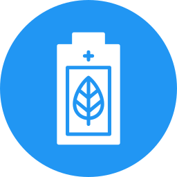 Eco battery icon