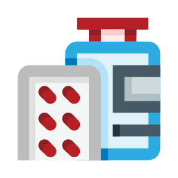 Pills bottle icon