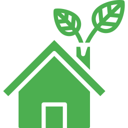 Eco house icon