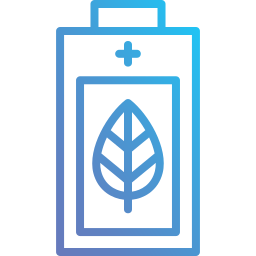 Eco battery icon