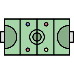 campo de hockey icono
