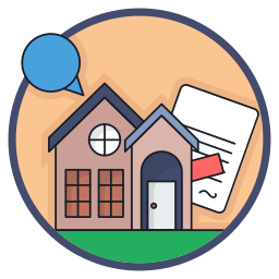 Mortgage loan icon