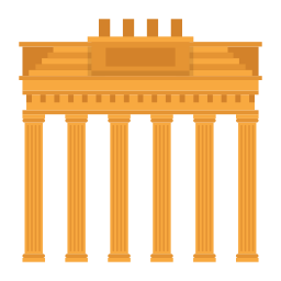 Brandenburg gate icon