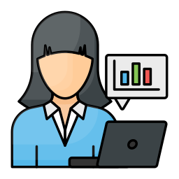 Business analyst icon