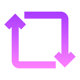 ciclo de flecha icono
