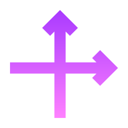 due frecce icona