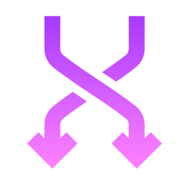 Arrows down icon