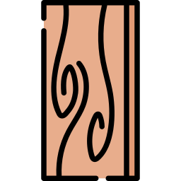 prancha de madeira Ícone