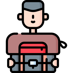 Carrying bag icon