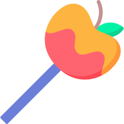 karmelizowane jabłko ikona