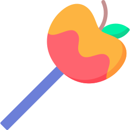 Caramelized apple icon