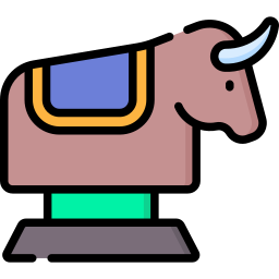 Mechanical bull icon