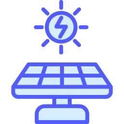 energía solar icono