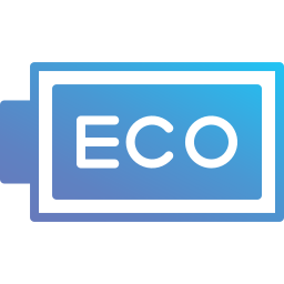 eco-batterij icoon