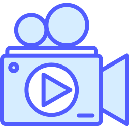 camara de video icono