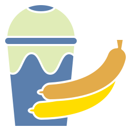 jugo de banano icono