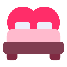 cama matrimonial icono