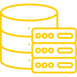 almacenamiento de base de datos icono