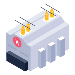 Power transformer icon