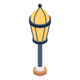 Street lamp icon