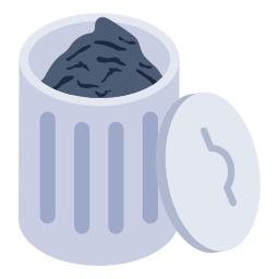 Trash can icon