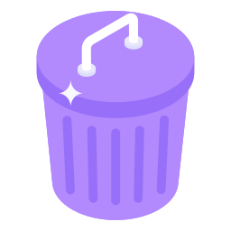 Trash can icon