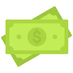 billete de banco icono