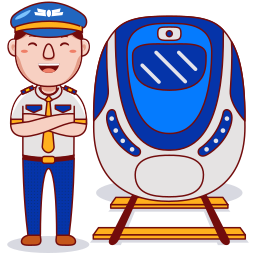 Машинист поезда иконка